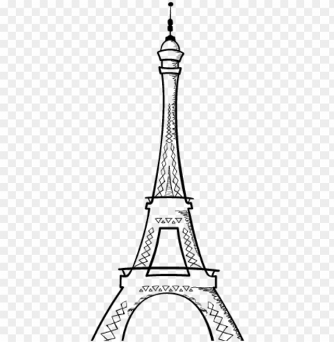 torre eiffel para colorear PNG Isolated Object on Clear Background PNG transparent with Clear Background ID 4a48f365