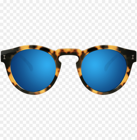 tortoiseshell sunglasses blue mirror Transparent PNG images free download