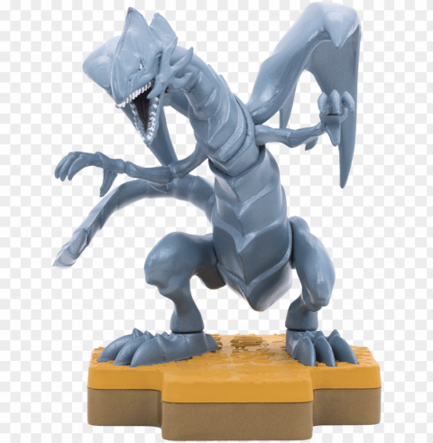 totaku blue eyes white dragon Isolated Object on Clear Background PNG