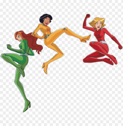 totally spies totally spies spy party marvel heroines - totally spies concept art Isolated Element on Transparent PNG