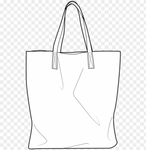 tote bag - tote bag line drawi Clear pics PNG