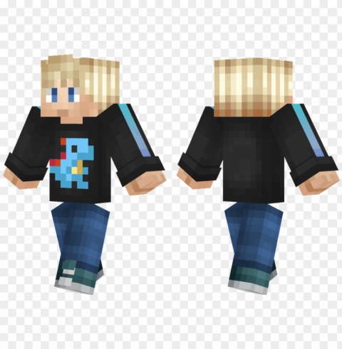 totodile fan - skin minecraft silver hair PNG files with clear background bulk download