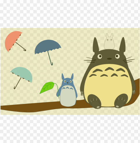 totoro backgrounds - wallpaper cave - my neighbor totoro animation art poster decor - w22980 Isolated Subject in Transparent PNG Format