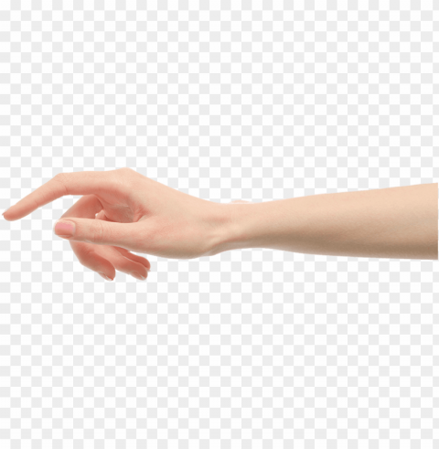 touch hand Isolated PNG Object with Clear Background