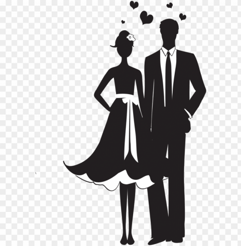 touching talking holding hands gazing into one another's - high school prom dress illustrations Isolated Object on Transparent PNG