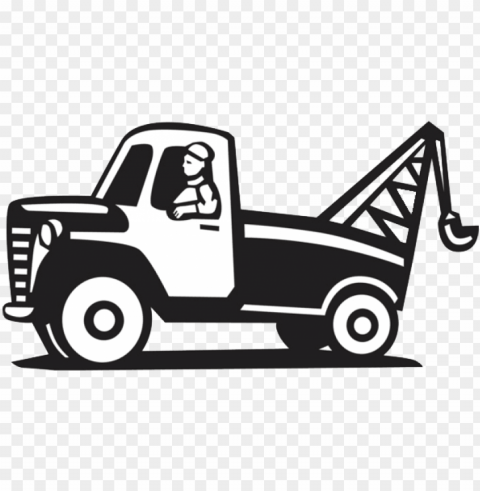 tow truck clipart - tow clip art Isolated Subject on HighResolution Transparent PNG