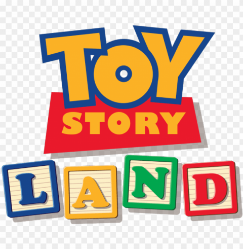 toy story land disney logo PNG transparent graphics for projects