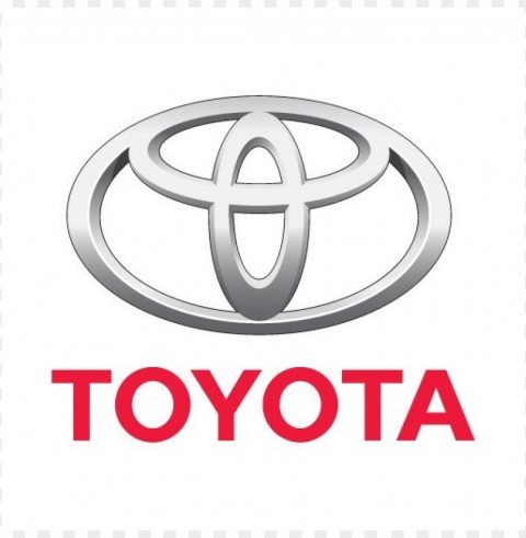 toyota logo vector Isolated Artwork on Clear Background PNG