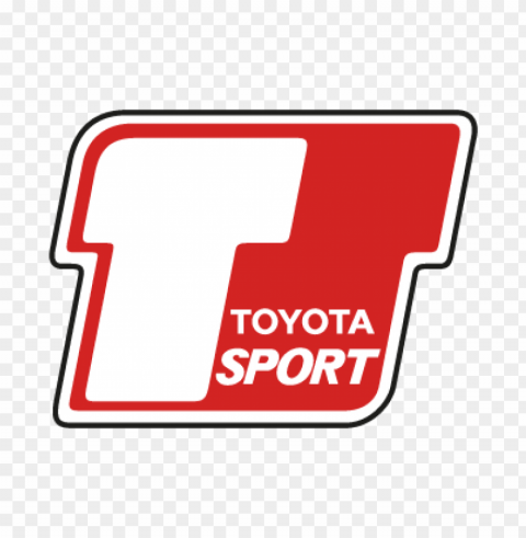 toyota sport eps vector logo free PNG Graphic with Transparent Background Isolation