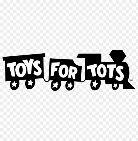 toys for tots logo black color free Isolated Element with Transparent PNG Background png - Free PNG Images ID c98d99d1