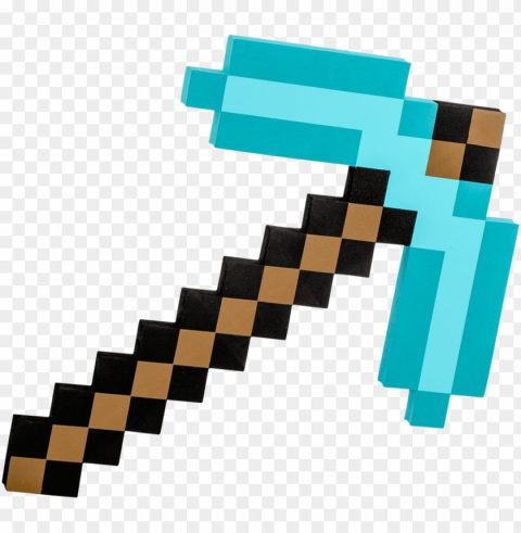 toys toy swords shields minecraft pickaxe diamond exdisplay - minecraft diamond pickaxe build PNG with clear overlay
