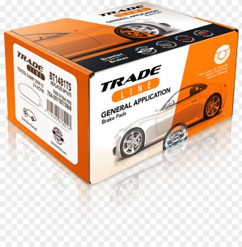 trade-line brake pads general applications manufactured PNG photo with transparency