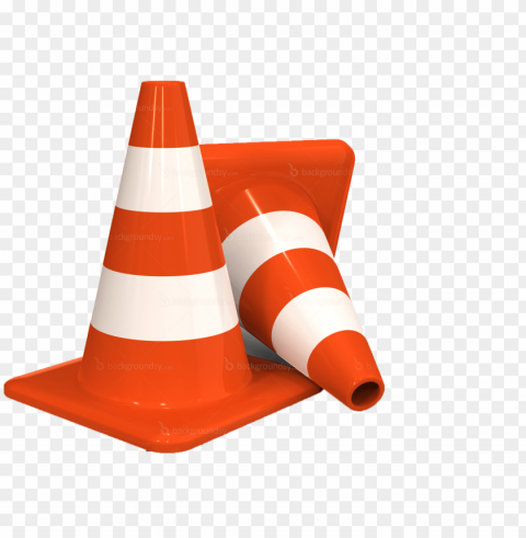 traffic cone no PNG with no background diverse variety