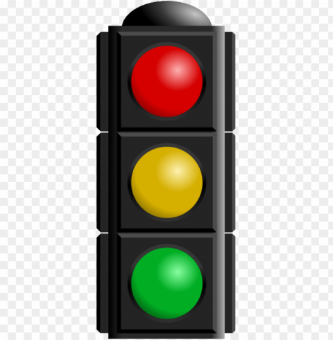 Traffic Light Cars Design PNG With Transparent Backdrop