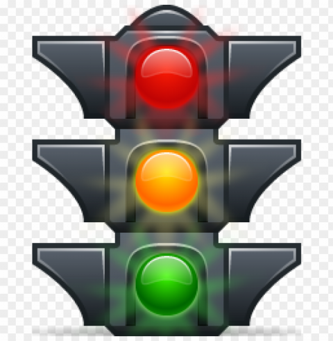 traffic light cars file PNG with clear overlay