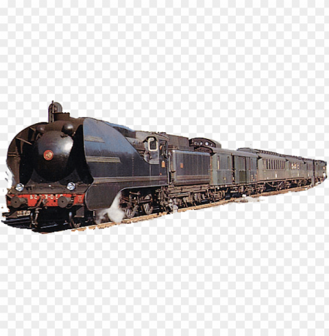 train Isolated Item on Transparent PNG