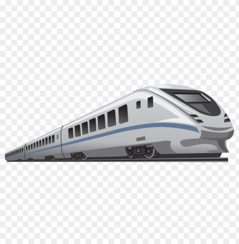 train Isolated Item with Transparent PNG Background