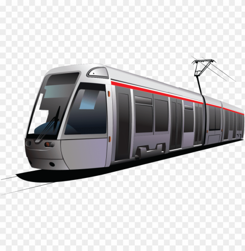 train Isolated Object with Transparent Background PNG