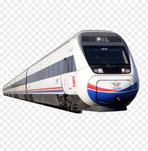 train Isolated PNG on Transparent Background