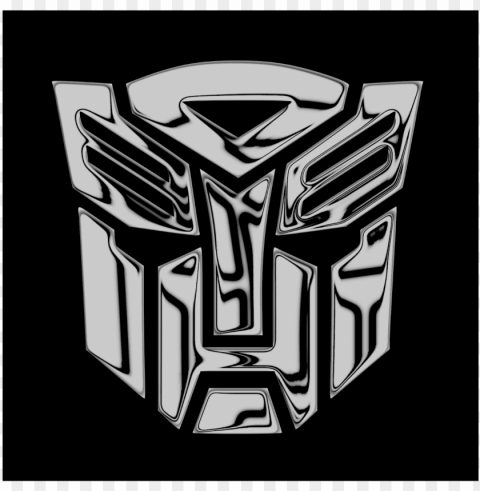 transformers autobot chrom schwarz 2x aufkleber sticker - sticker Clear PNG graphics free
