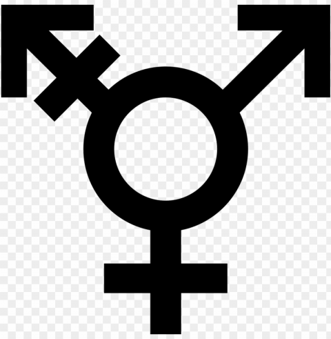 Transgender Free Icon - Transgender Symbol Clear Background PNG Isolated Subject