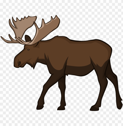 transparent moose clipart Clear Background Isolated PNG Icon