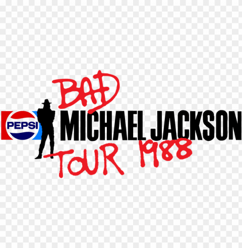  bad tour logo - michael jackson bad world tour logo PNG transparent icons for web design