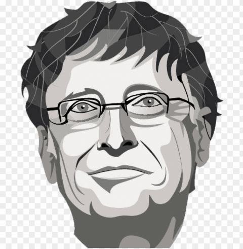 transparent bill gates Clear PNG file