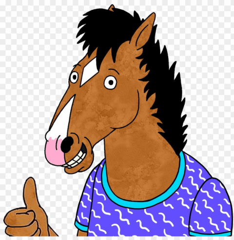  bojack horseman - bojack horseman thumbs u Transparent Background Isolated PNG Design PNG transparent with Clear Background ID 752929d8