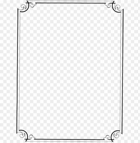 transparent border frame victorian border frame fancy - black and white borders desi PNG graphics with transparency