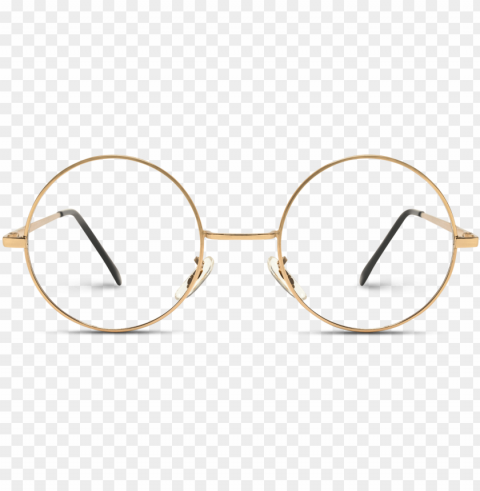  circle glasses - circle Transparent Background Isolated PNG Character