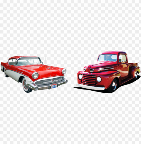  classic car clipart PNG with Clear Isolation on Transparent Background