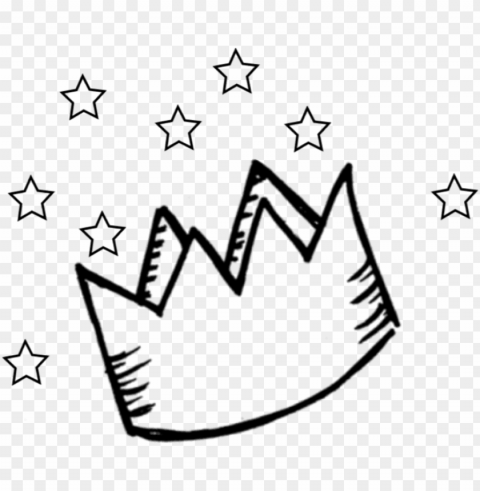 transparent crown doodle - doodle crown Clear PNG graphics