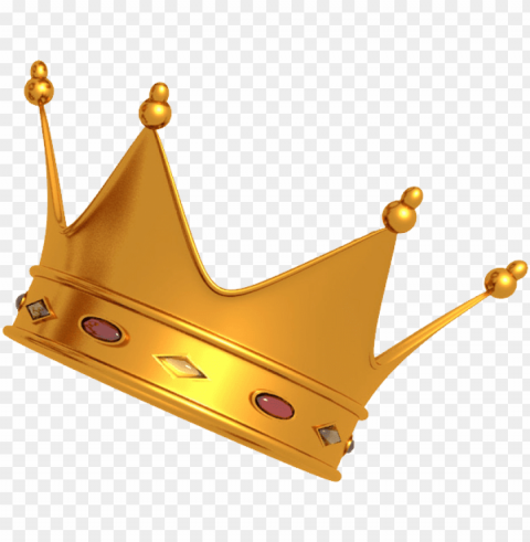 transparent crown Isolated Character with Clear Background PNG