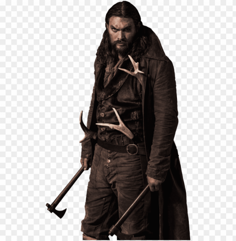 Transparent Declan Harp - Jason Momoa Serie Frontier Clean Background Isolated PNG Graphic Detail