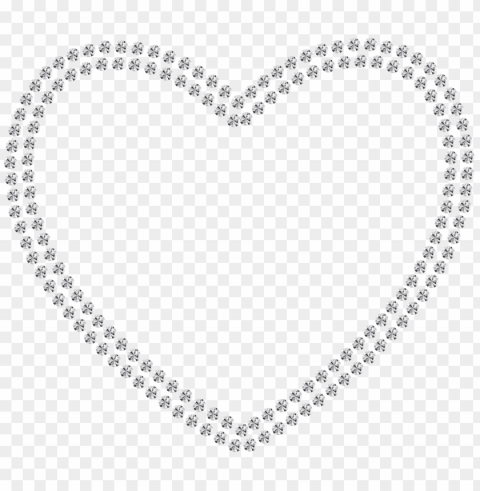  Diamond Heart Transparent PNG Art