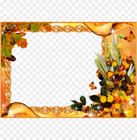 transparent fall frames PNG Image with Isolated Element