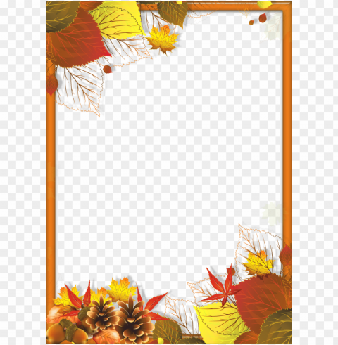 transparent fall frames PNG image with no background