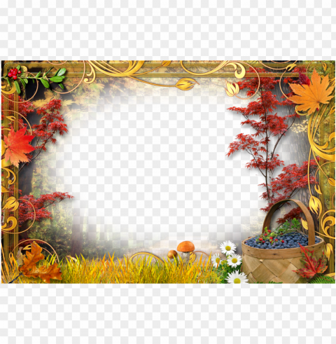  fall frames PNG Image with Transparent Background Isolation