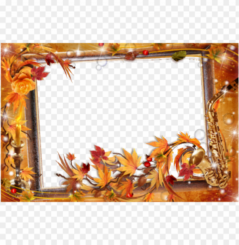  fall frames Isolated Object with Transparent Background in PNG