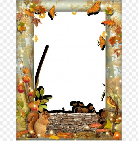 transparent fall frames Isolated PNG Item in HighResolution