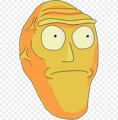  floating head for all your photoshop needs - head from rick and morty PNG transparent design diverse assortment