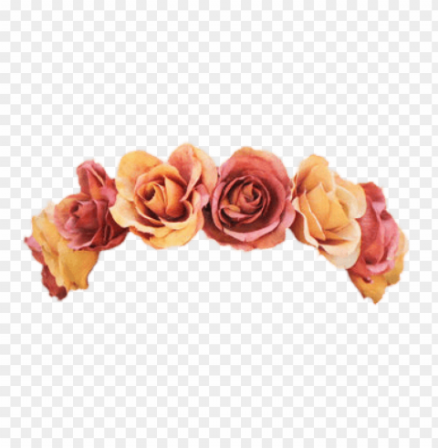 Transparent Flower Crown PNG Object Isolated With Transparency