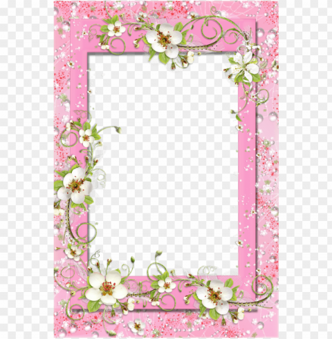 Transparent Flowers Border PNG Pictures Without Background