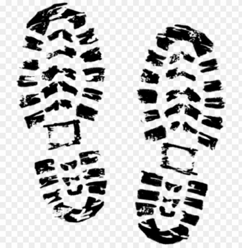  footprints shoe - hiking boot print clip art PNG images with transparent elements pack