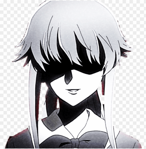  gasai yuno by jordanalice-d6ncfvs - gasai yuno black and white PNG images with transparent canvas PNG transparent with Clear Background ID 4434bfa3