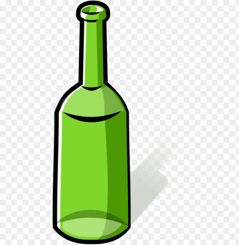  glass bottle PNG Image with Transparent Background Isolation