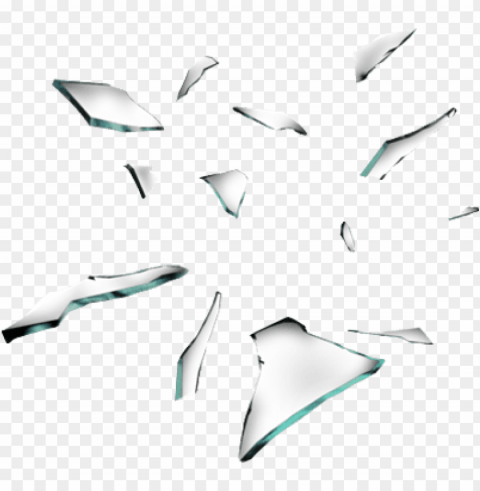  glass shards Transparent PNG Graphic with Isolated Object