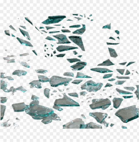  glass shards Transparent PNG graphics assortment