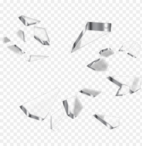  glass shards Transparent PNG graphics complete archive